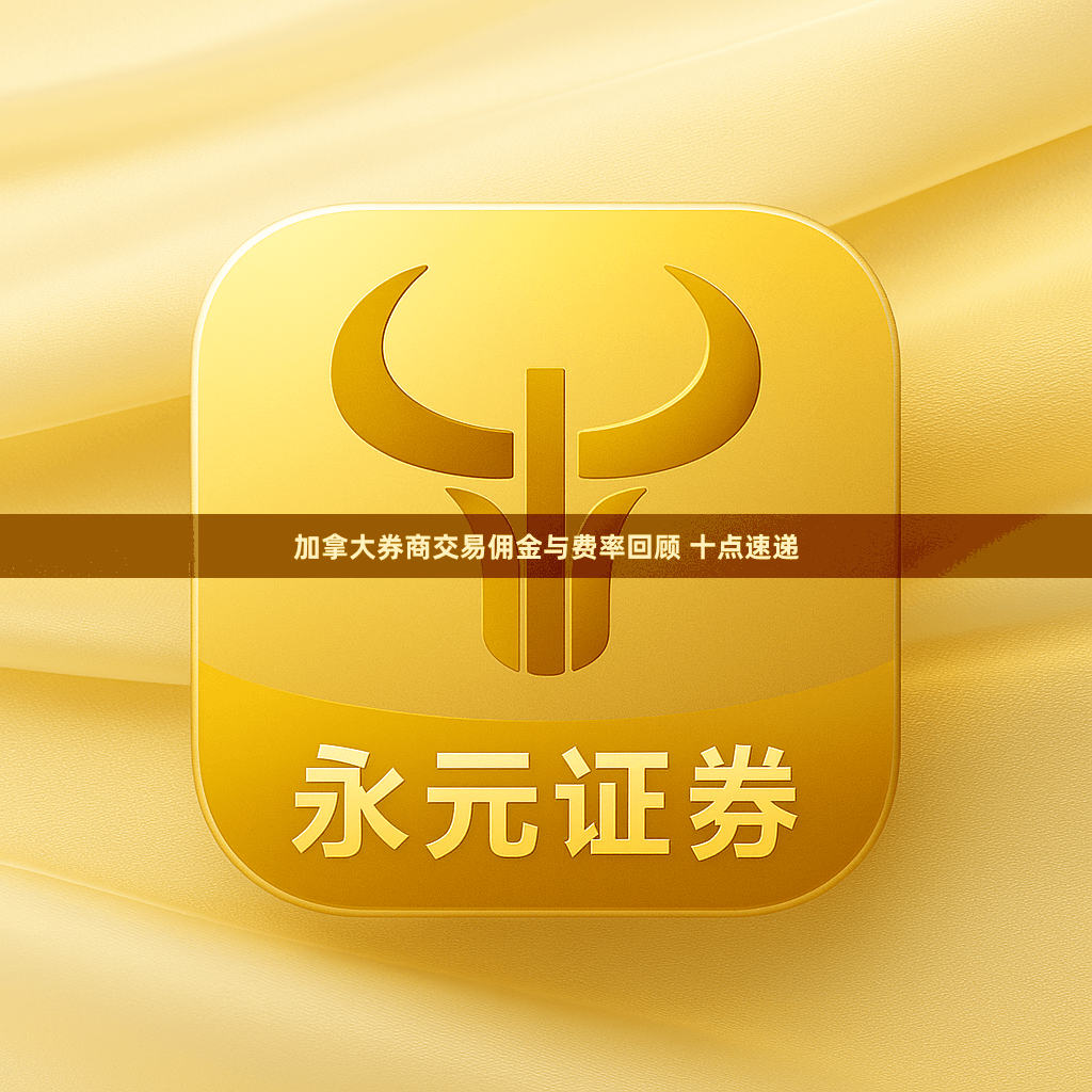 加拿大券商交易佣金与费率回顾 十点速递